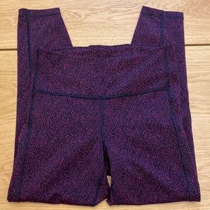 Athleta Purple Patterned Leggings